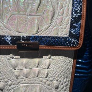 Elegant Iridescent and Blue Handbag